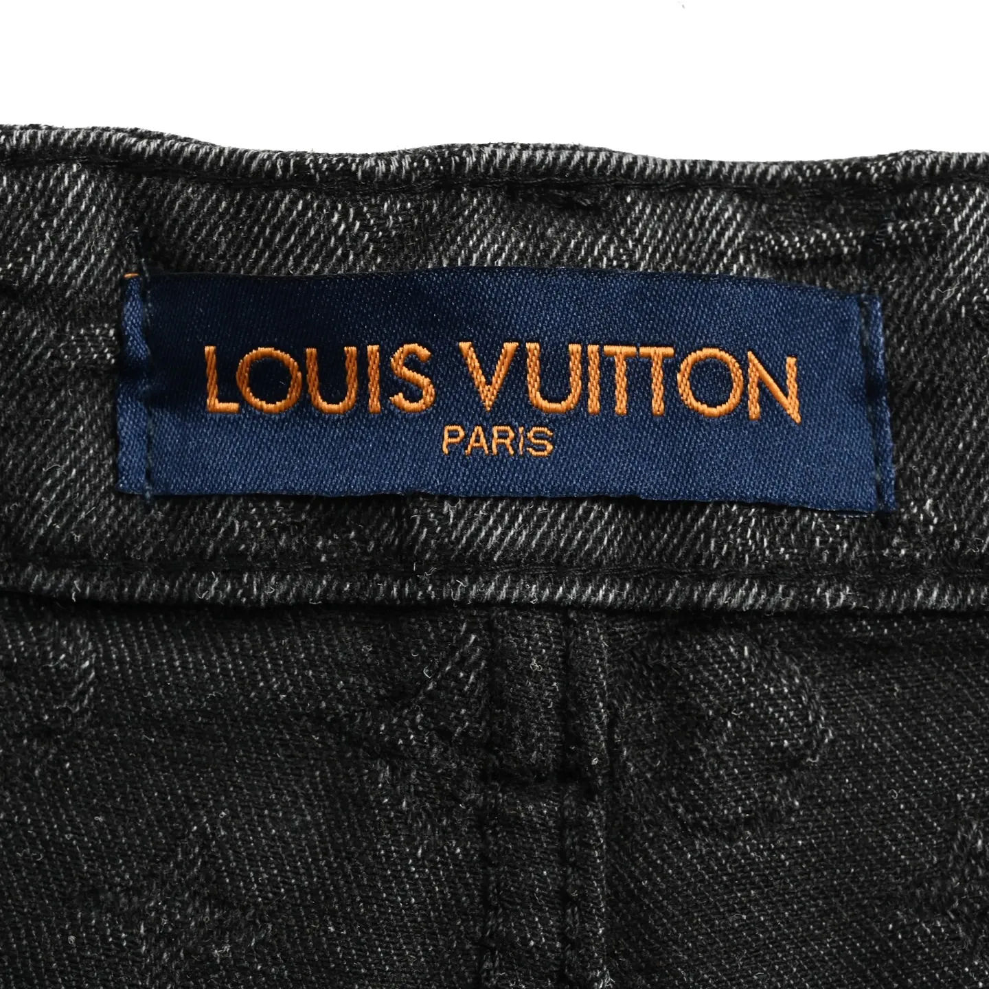 Louis Vuitton/Louis Vuitton 26ss dark pattern presbyopia suit denim shorts
